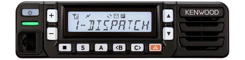 Radio móvil Kenwood NX-1700HNK con tecnología NXDN/FM para vehículos industriales y emergencias